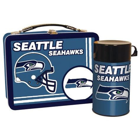 seattle seahawks metal lunch box|Seattle Seahawks Lunch Boxes, Seahawks Lunch Cooler, Box.